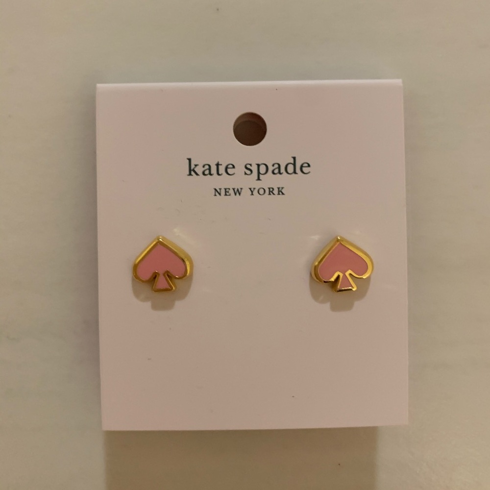 Kate Spade Pink and Gold Earrings